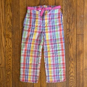 Vintage Ralph Lauren Kids 6 Plaid Lightweight Pants